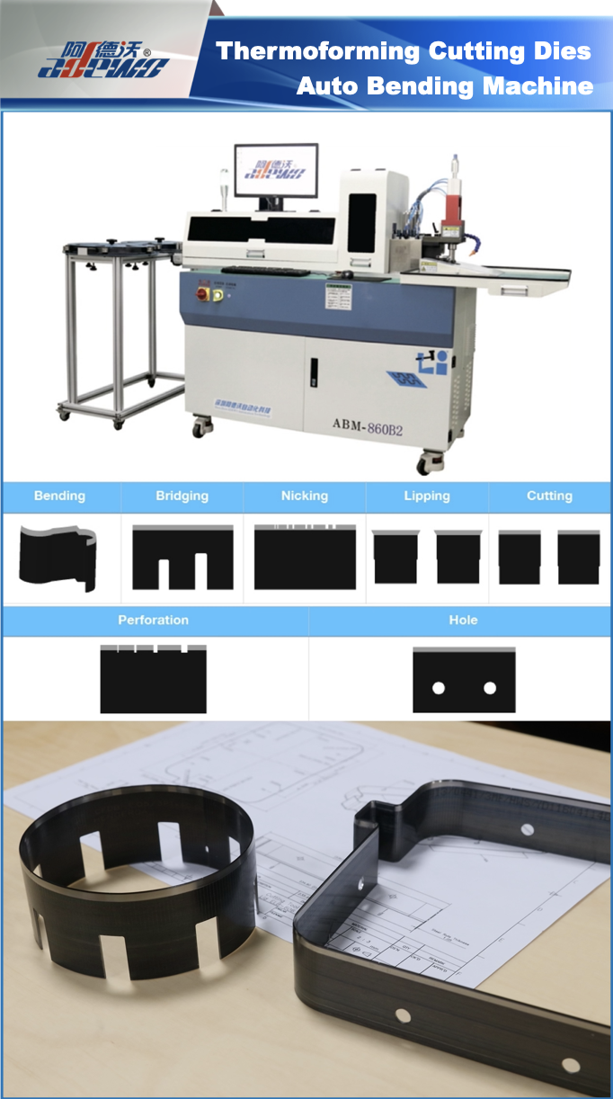 Mesin Bengkok Thermoforming Cutting Dies