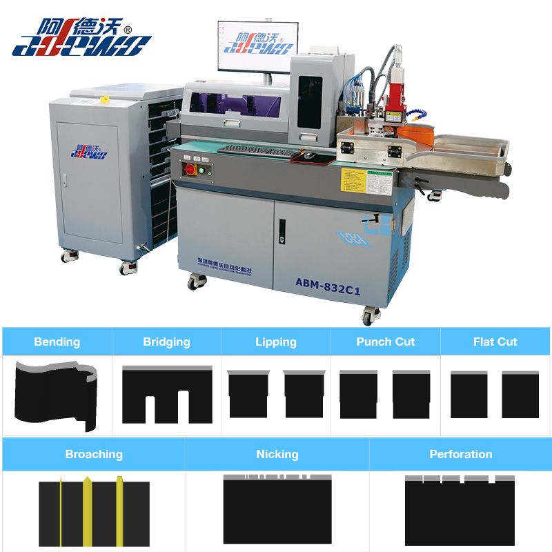 832C1 Auto Steel Rule Bender untuk Pembuatan Kadbod dan Kotak Warna