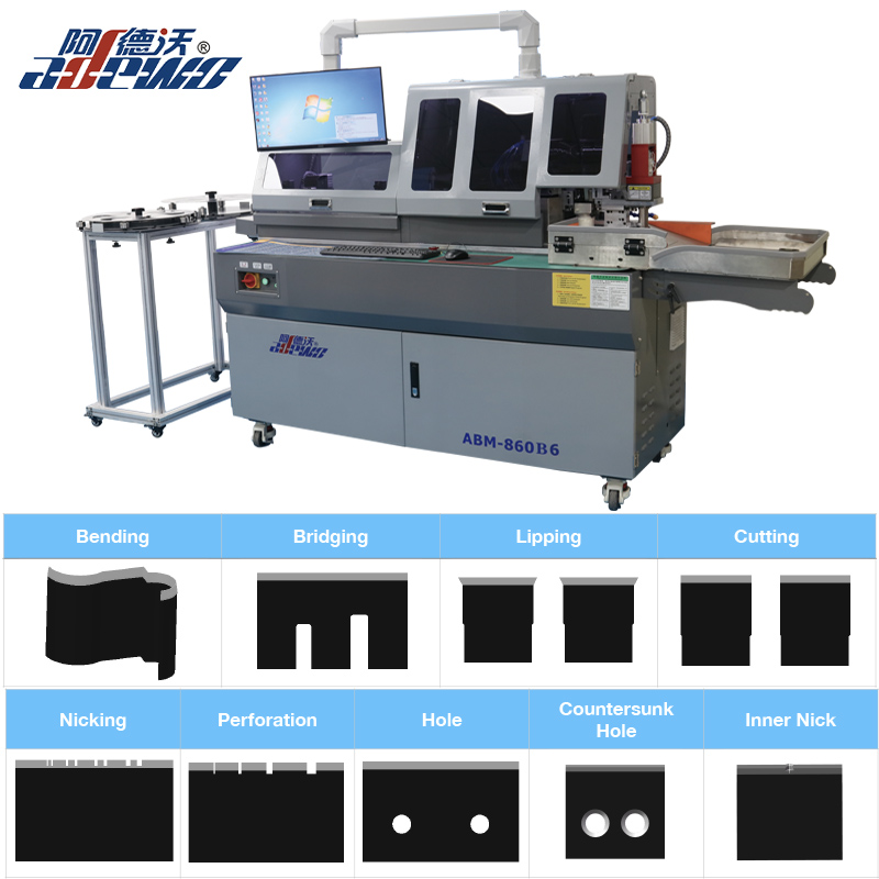 Mesin Bender Auto Peraturan Tinggi Countersink Hole