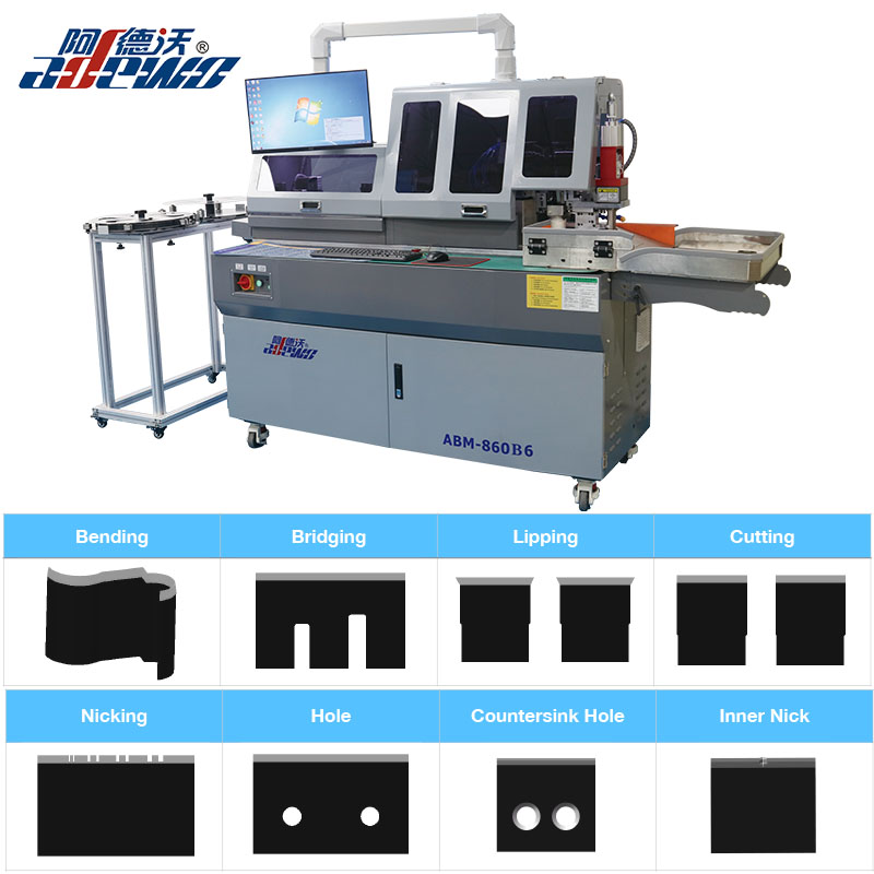 Mesin Bender Auto Peraturan Tinggi Countersunk Hole