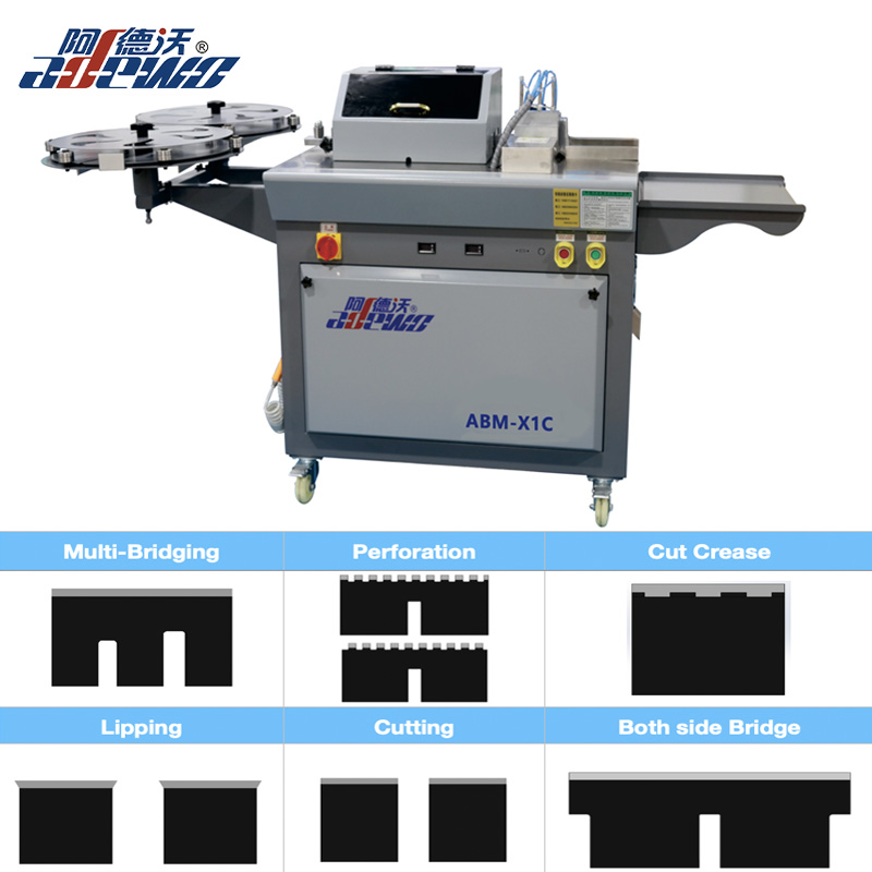 Embossing mati membuat mesin pemotongan automatik memotong lipatan
